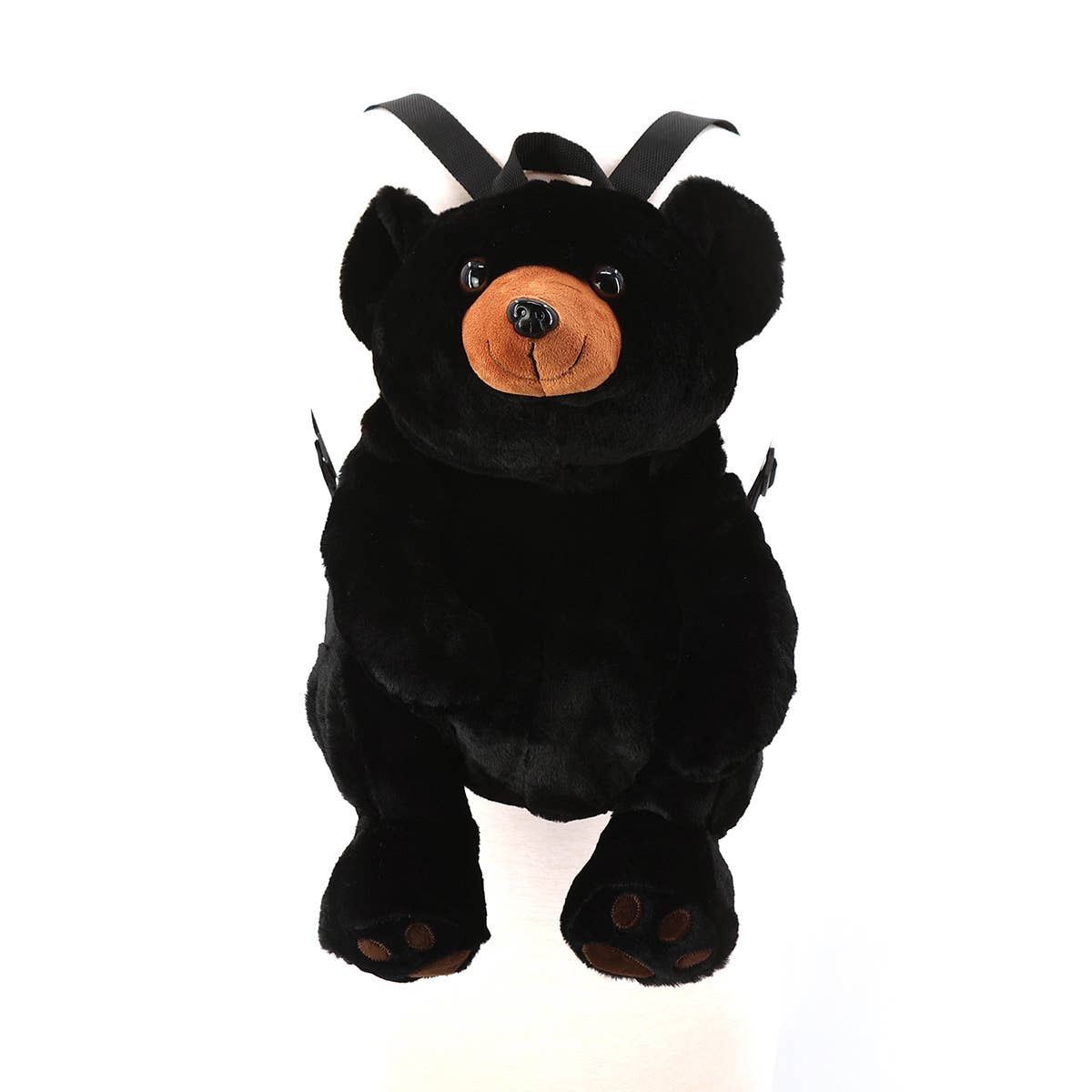 Black Bear Plush Backpack